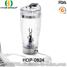 Bouteille électrique portative de dispositif trembleur de vortex de 450ml, bouteille de protéine électrique en plastique sans BPA (HDP-0824)